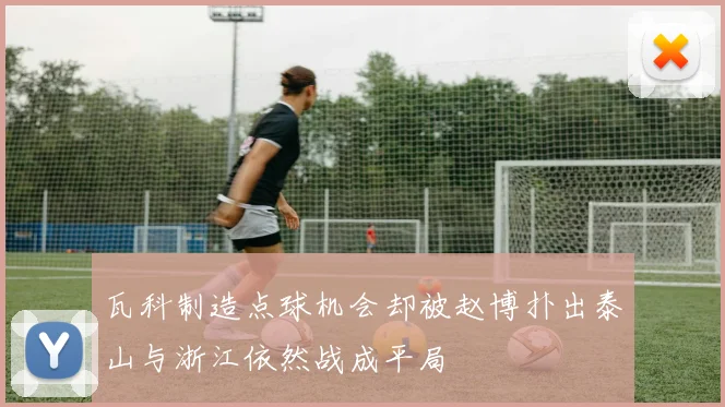 瓦科制造点球机会却被赵博扑出泰山与浙江依然战成平局